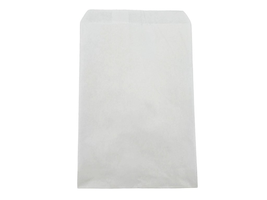 Bagerpose 0.5 kg 160x225+20 mm FSC 40 gr Hvid