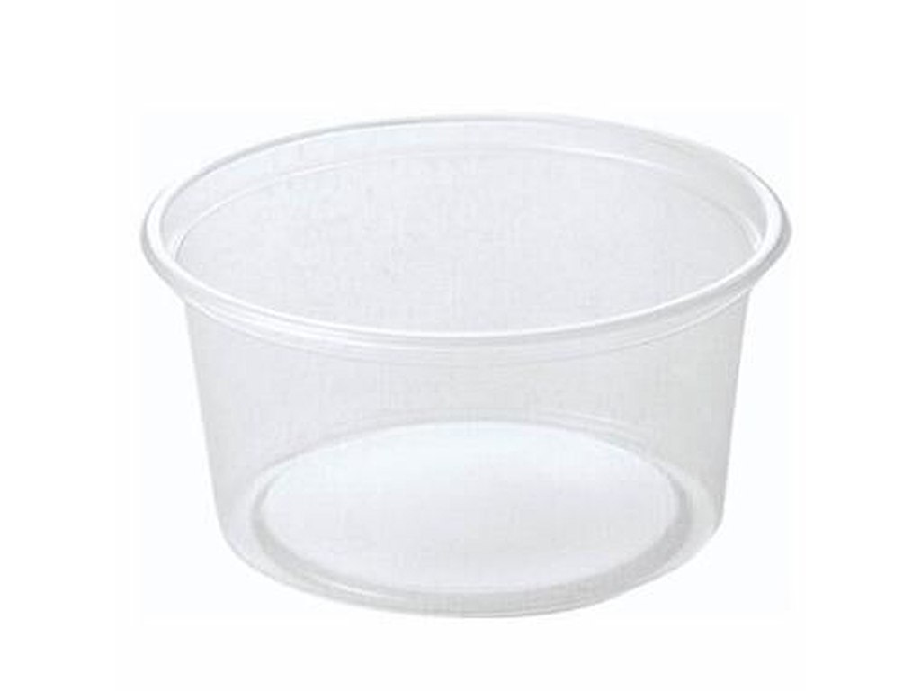 Salatbæger Delipack 200 ml Rund PP Semitransparent