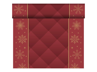 Kuvertløber Bio Dunicel Tête-à-tête B0,4xL24m Rhombus Bordeaux