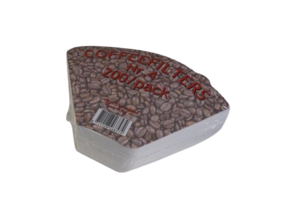 Kaffefilter 1x4 hvid