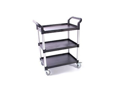 Serveringsvogn 85x48x100 cm 3 hylder Fiberfest Alu