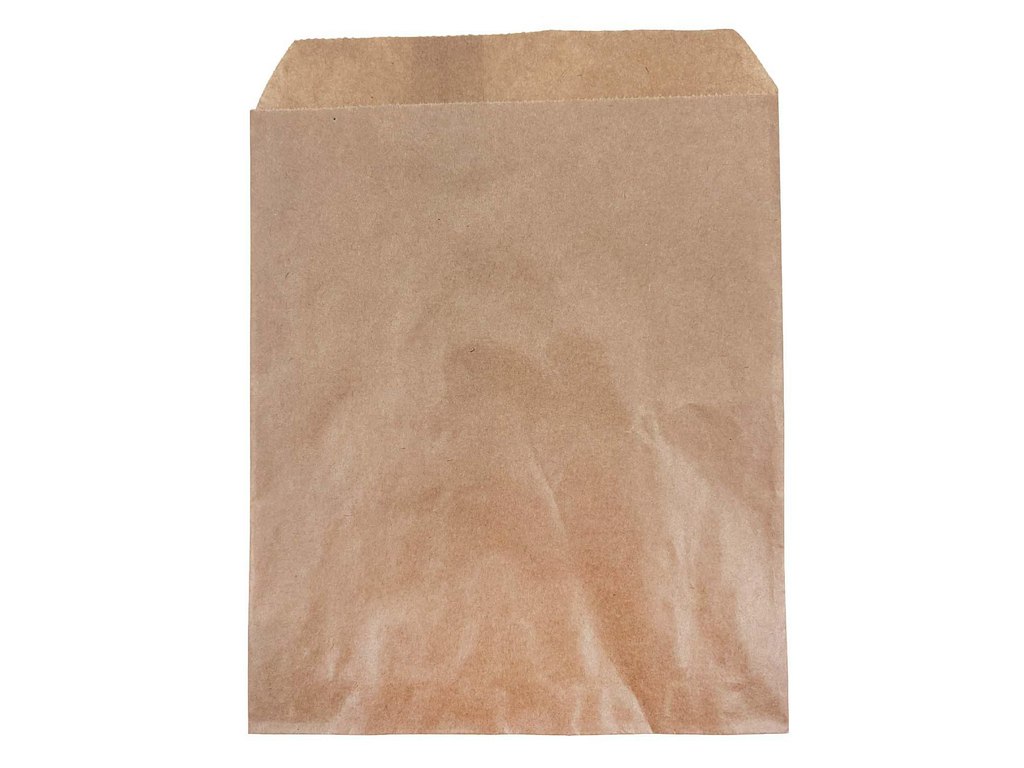 Bagerpose 0.25 kg 140x170+20 mm FSC 40 gr Brun