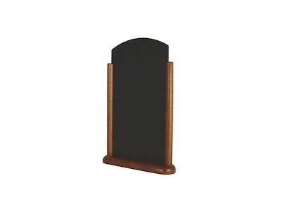 Tavle Securit 40x26x7 cm med Ramme massivt træ