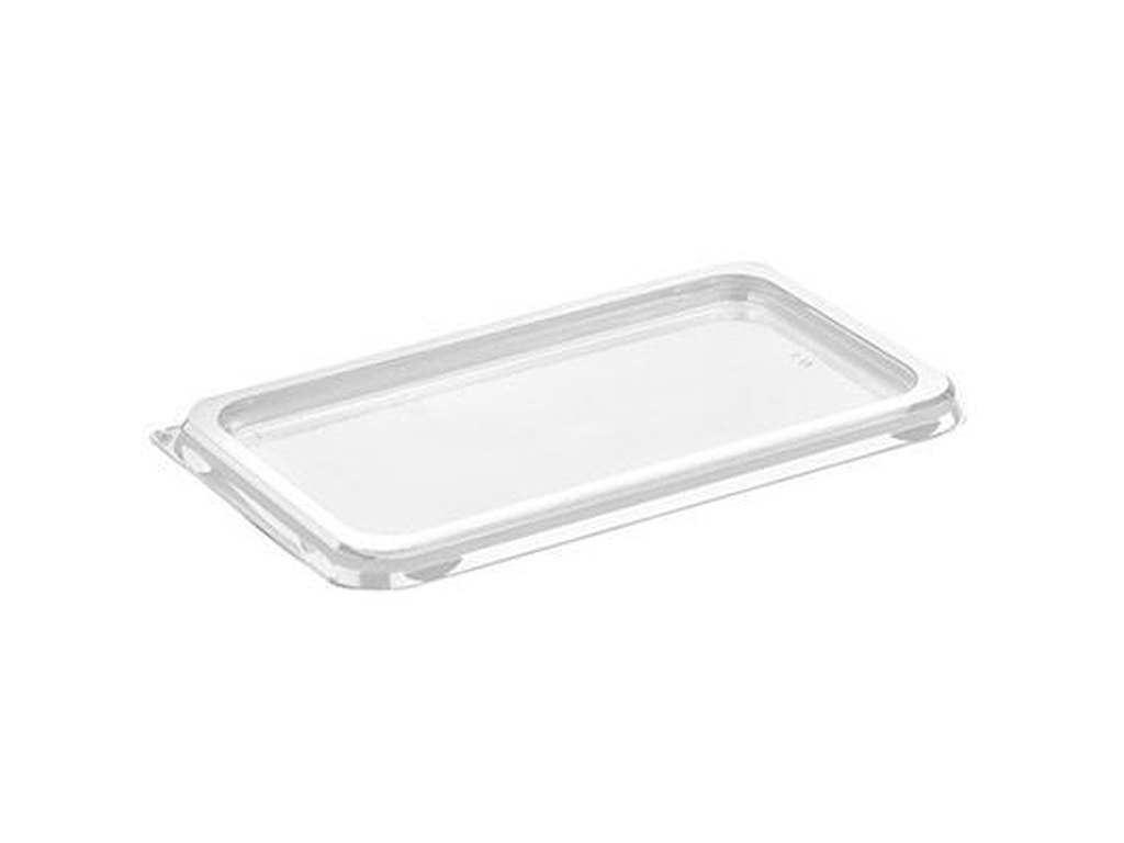 Låg M65-3 179x98x10 mm APET Klar t/PP Bakker K2182 OMPAK 10 ps x 56 stk/krt