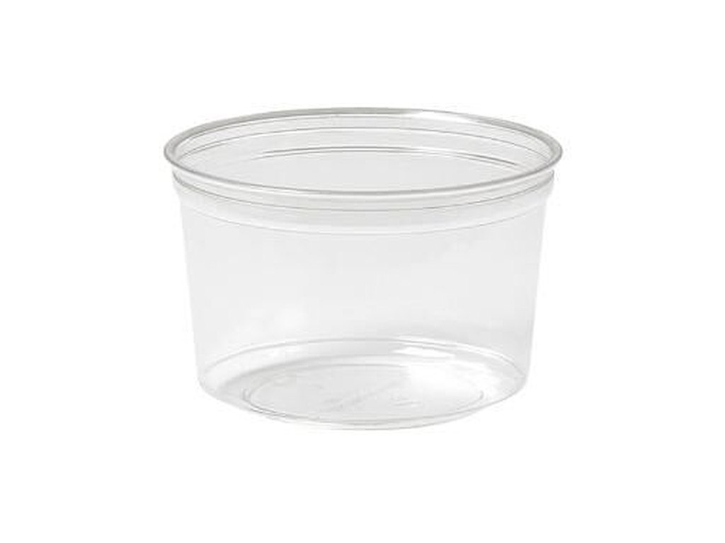 Bæger Crystal Deli 500 ml Ø116x75 mm Rund Kraftig RPET Klar