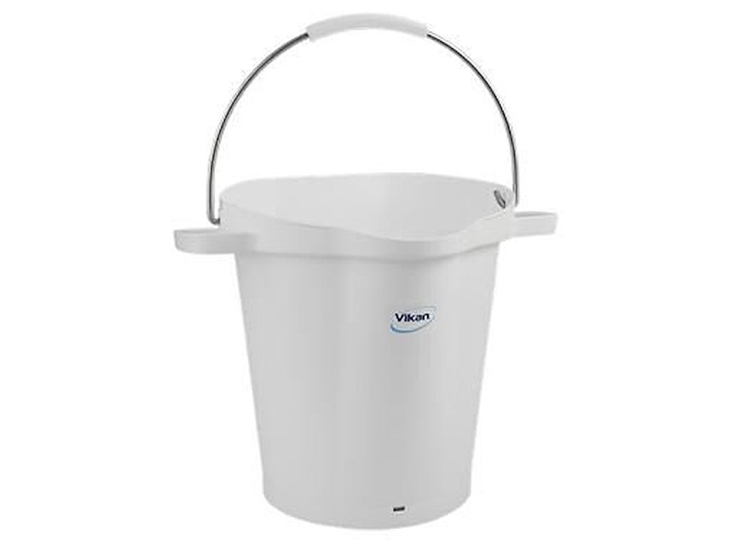 Spand Vikan Hygiejne 20 ltr Hvid Rengøring/fødevarekontakt