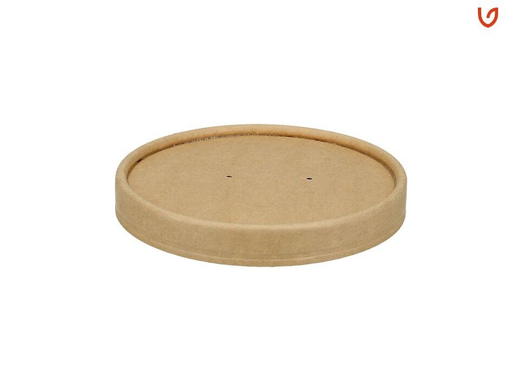 Låg Verive Rund Ø15cmxH1.5cm Pap/PLA