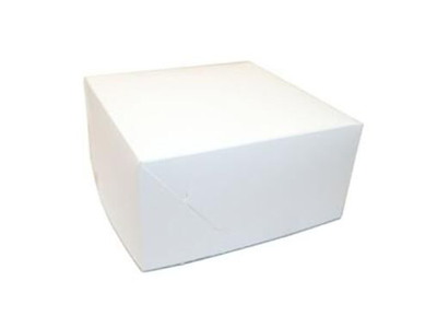 Kageæske fold selv nr 1 høj L150xB150xH75mm pap hvid