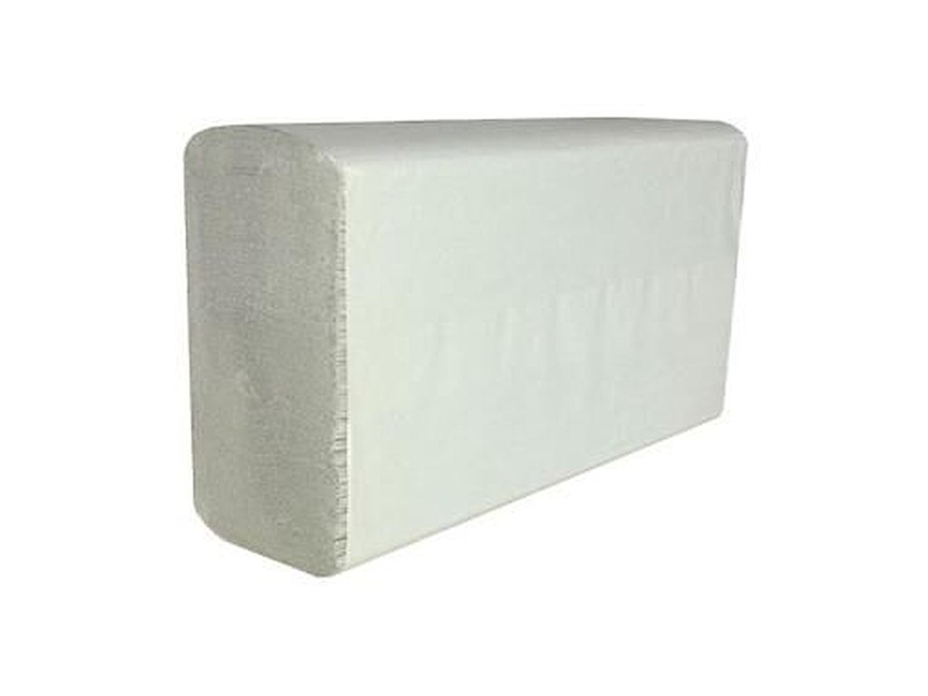 Håndklædeark Papernet Standard Z-Fold 1-lag L24xB20.3xD8cm Genbrug Hvid