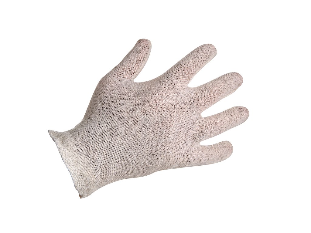 Handske Strikket Standard 27cm 200g Bomuld/Poly Damestørrelse med sømme