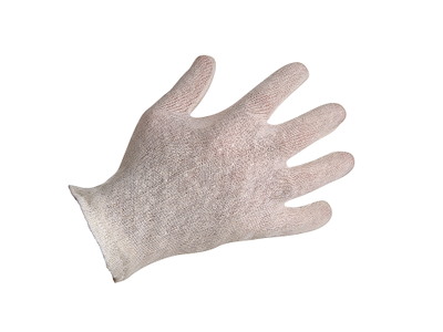 Handske Strikket Standard 27cm 200g Bomuld/Poly Damestørrelse med sømme