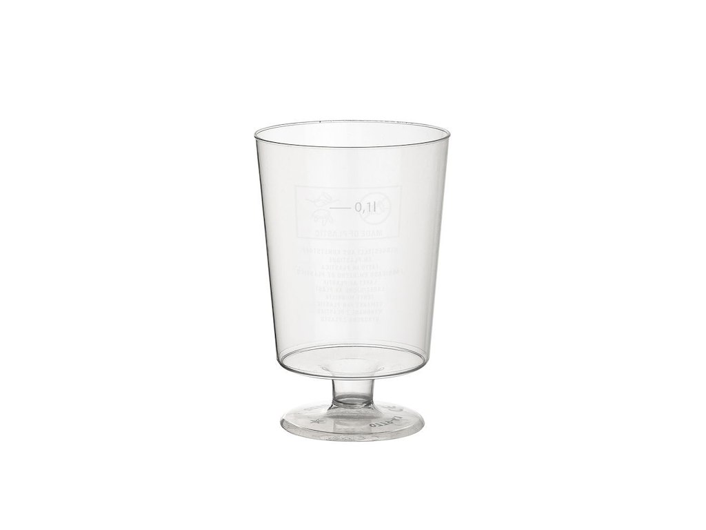 Vinglas Plast 15,7cl Klar