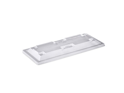 Plastlåg Gourmet Express 254x125x20 mm APET Klar