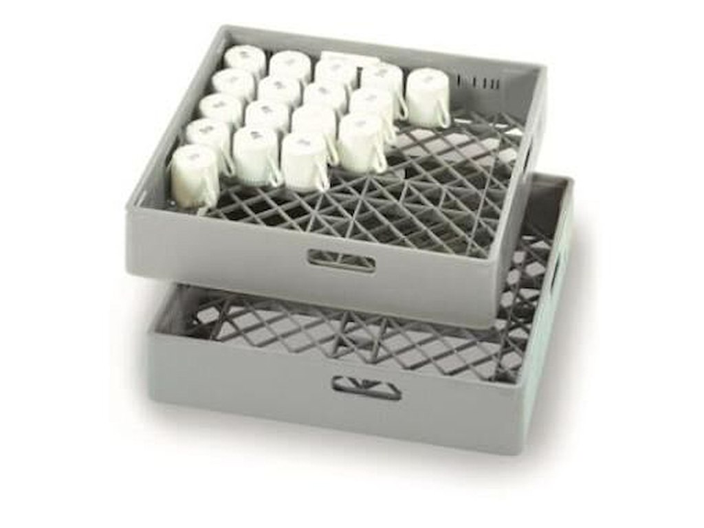 Opvaskekurv Wexiödisk 50x50 cm Plast Grå til Kop og Glas