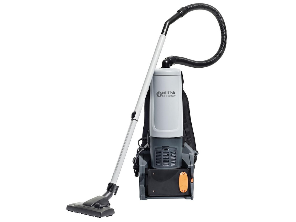Støvsuger Rygstøvsuger Nilfisk GD5 Battery 5ltr 8kg med Lithium batteri/Lader