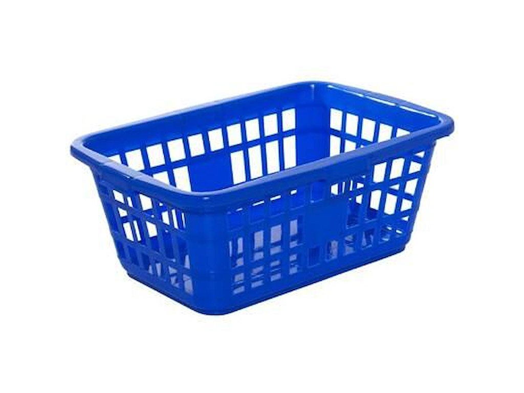 Vaskerikurv Firkantet Blå til 16892