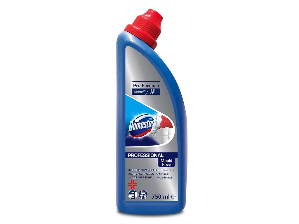 Mugfjerner Domestos Mould Free med klor klar-til-brug 750 ml