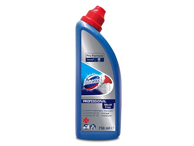 Mugfjerner Domestos Mould Free med klor klar-til-brug 750 ml