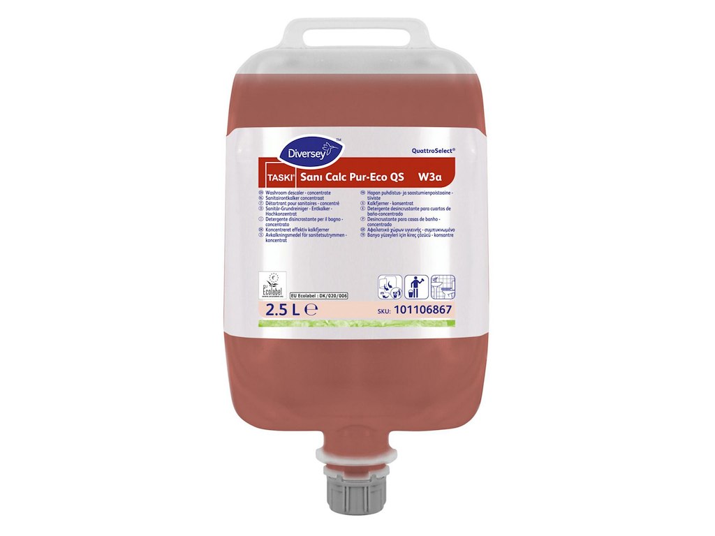 Kalkfjerner Stærkt surt Taski Sani Calc Pur-Eco QS W3a 2.5ltr med Farve/Parfume