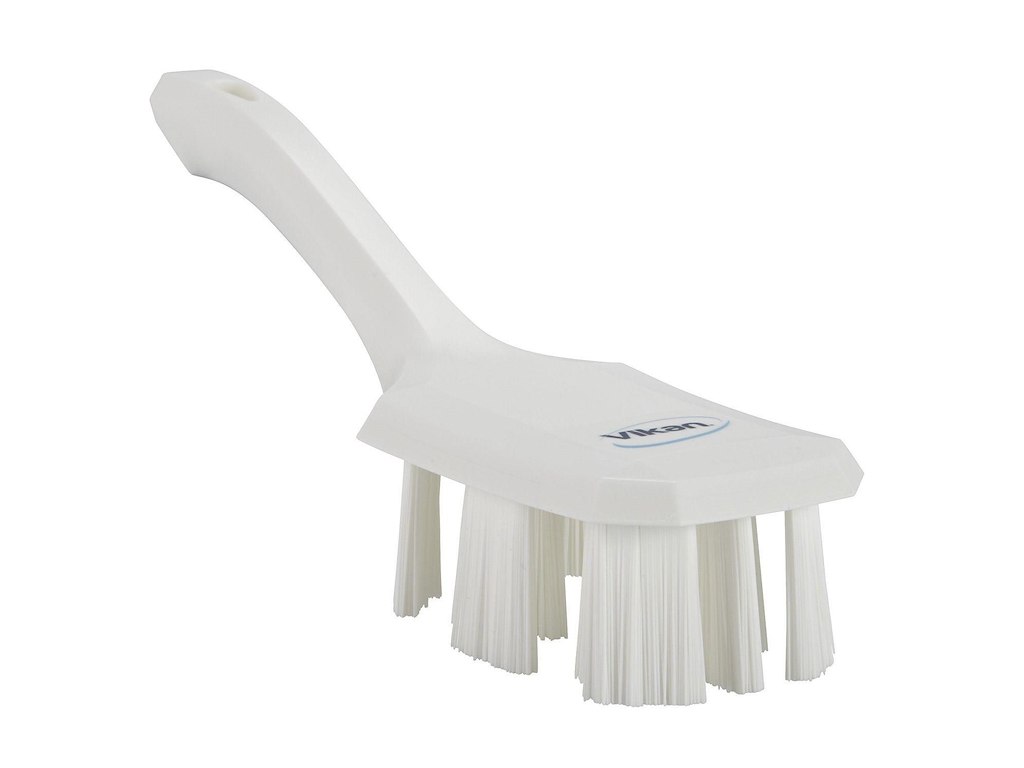 Håndbørste UST 260 mm Kort skaft Stiv Hvid