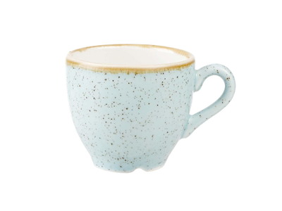 Kop Espresso Stonecast 10 cl Ø6.5x H5.5cm. Porcelæn Lyseblå