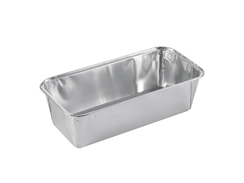 Alubakke Rektangulær 1500ml L251xB122xH68mm 78my