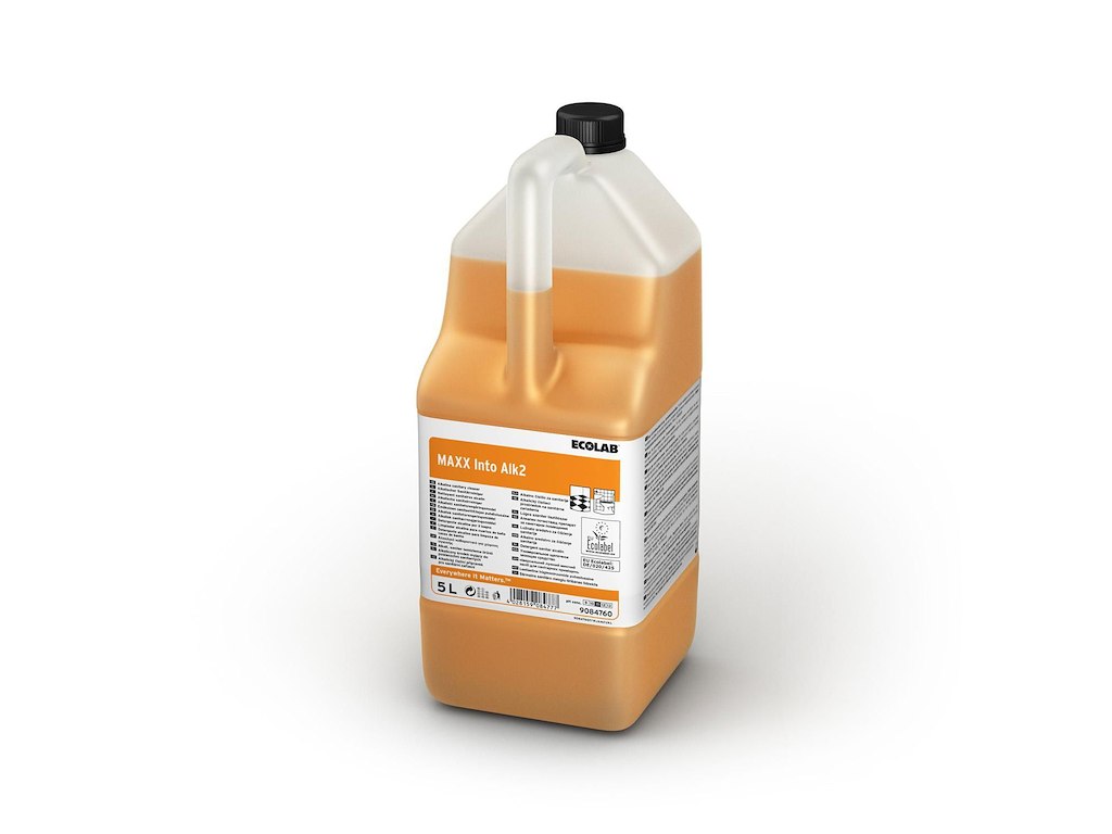 Sanitetsrengøring MAXX Into Alk2 Højkoncentrat med Farve/Parfume 5 ltr