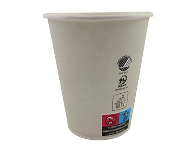 Kaffebæger Catersource 30 cl 12 oz Ø90 mm Svanemrk. pap/pe Hvid