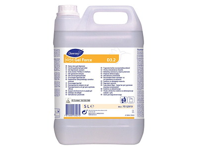 Skumrengøring Alkalisk Suma Gel Force D3.2 5ltr Ecolabel uden Farve/Parfume Gul