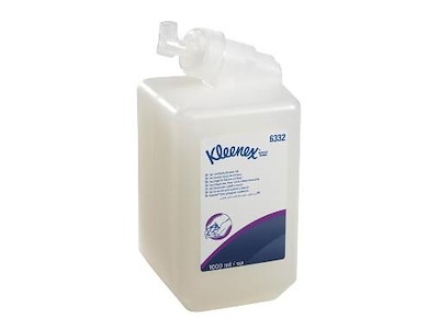 Shampoo Kleenex General Hår-/Kropsshampoo 1ltr med Farve/Parfume Hvid