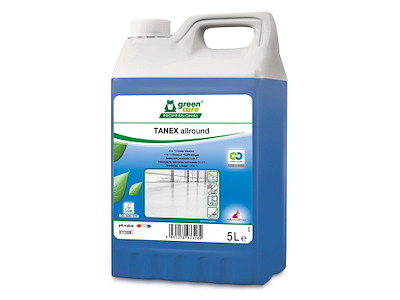 Universalrengøring Tanex Allround 4-i-1 Ecolabel med parfume 5 ltr Blå
