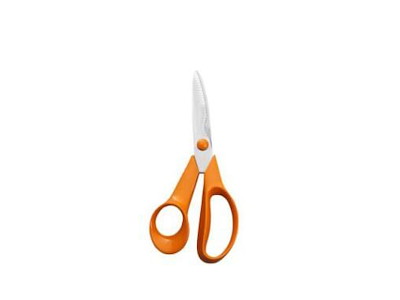 Køkkensaks Fiskars 18 cm Højre-hånd Orange