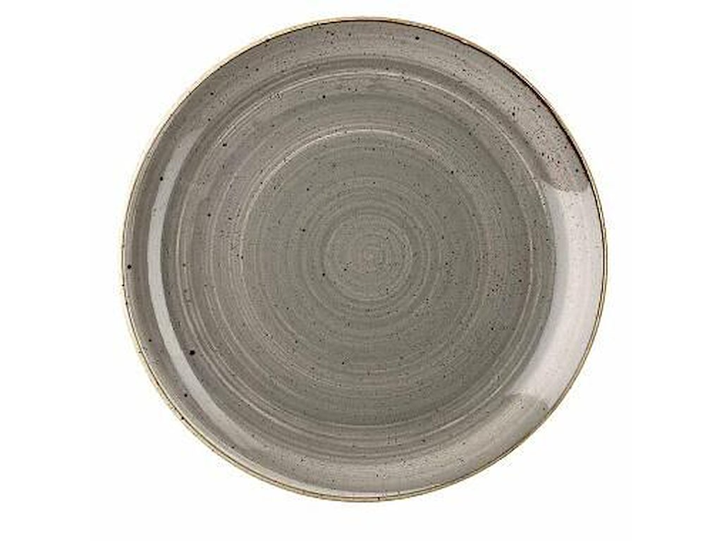 Tallerken Coupe Stonecast Ø32.4 cm Porcelæn Grå