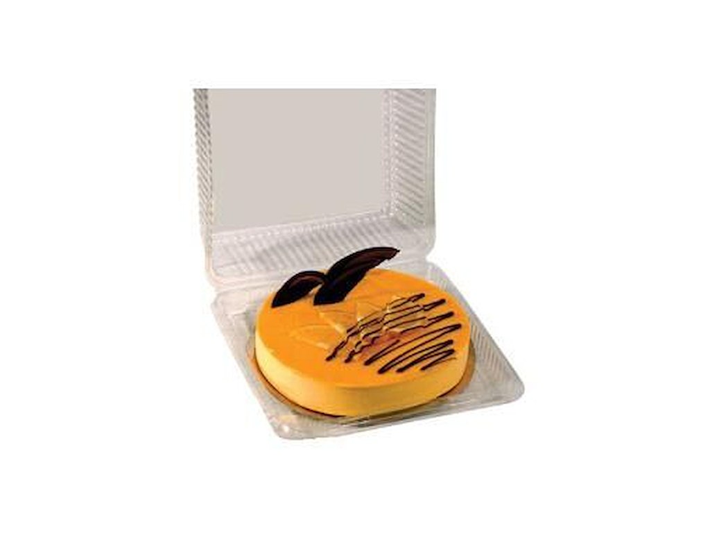 Multi-cakeboks 230x220x90 mm med Låg APET Klar