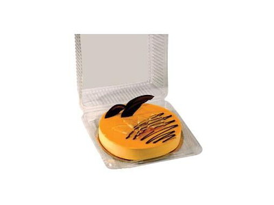 Multi-cakeboks 230x220x90 mm med Låg APET Klar