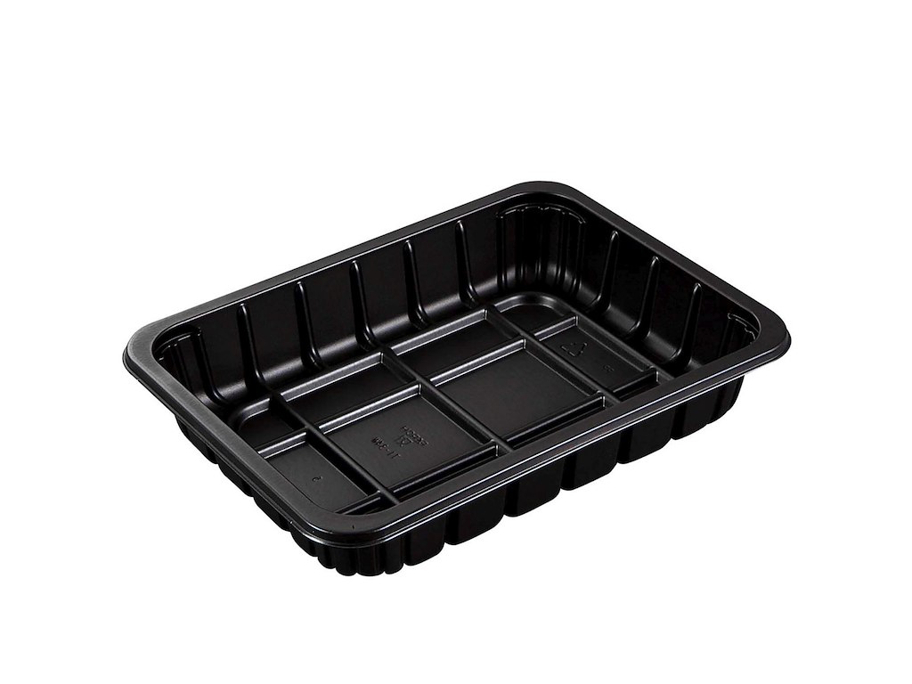 Bakke K-71-34W 195x145x34 mm PP sort