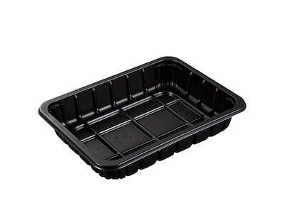 Bakke K-71-34W 195x145x34 mm PP sort