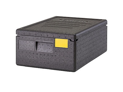 Termokasse Cambro 1/1GN 60x40x20.7 cm med låg EPP Sort