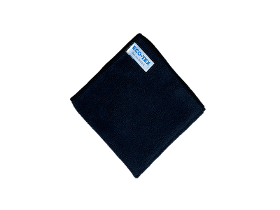 MEMSA PRO Microfiberklud 32x32 cm ECO-TEX SOFT - Sort
