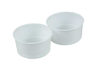 Protesebæger 250 ml Ø97x49 mm PP Hvid