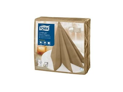 Serviet Tork Linstyle 39x39cm Biscuit