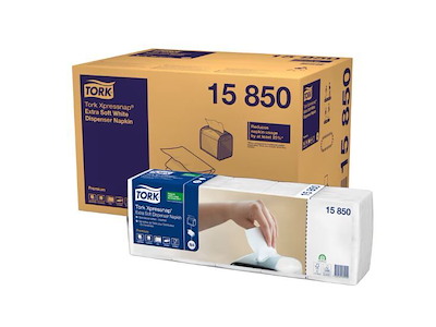 Serviet Tork Interfold N4 21.3x16.5cm 2-lag Hvid