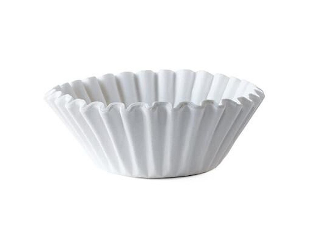 Skålfilter Catersource TCF Ø250/Ø110xH70mm papir Svanemærket hvid