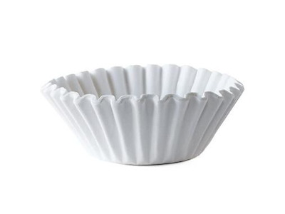 Skålfilter Catersource TCF Ø250/Ø110xH70mm papir Svanemærket hvid