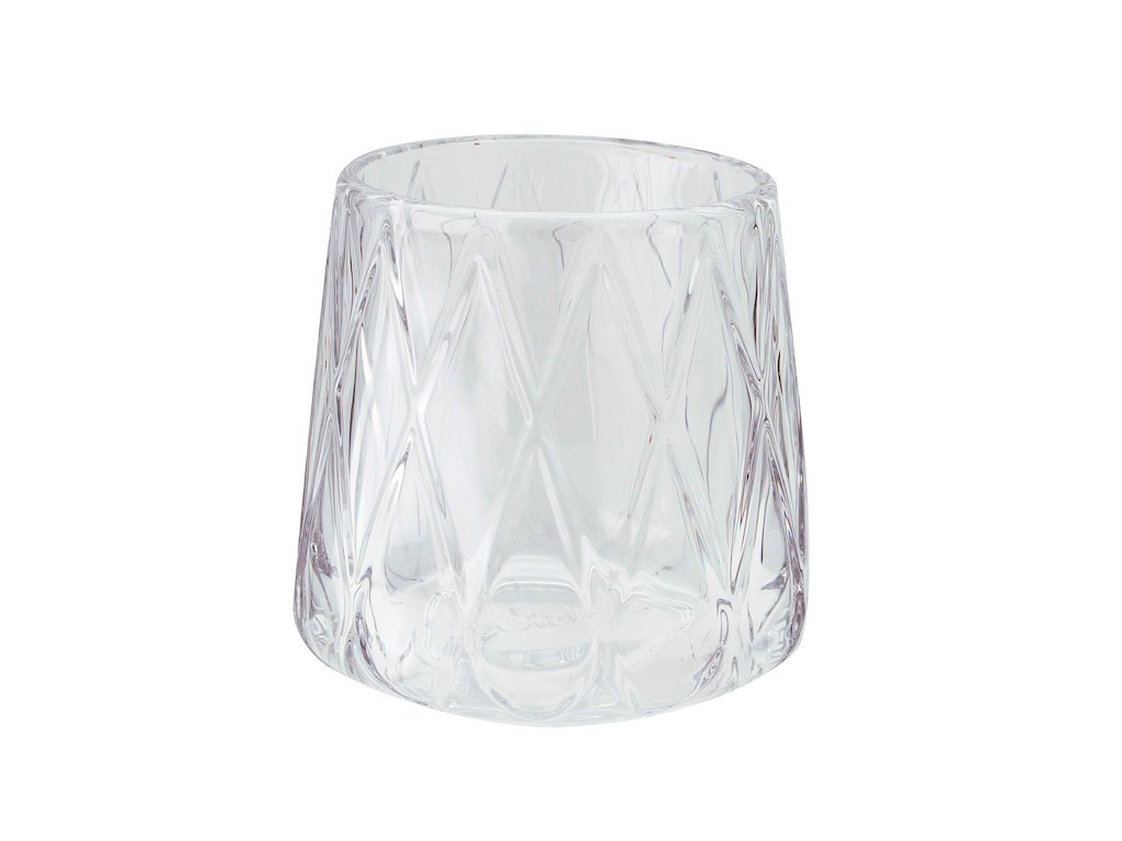 Bolsius Glaslys Diamond Relight Transparent uden Refill