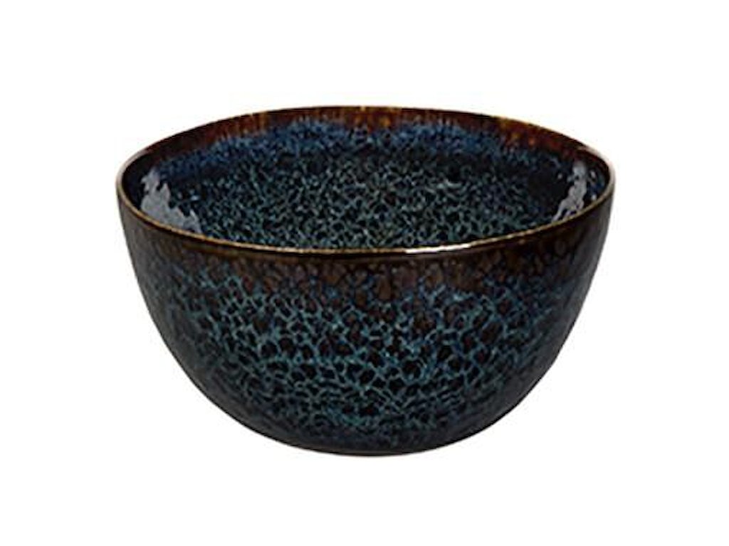 Skål Eccentric Petrol Ø15x9.5 cm Stentøj
