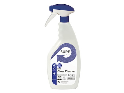 Glasrens SURE Glass Cleaner Ecolabel uden farve/parfume 750 ml