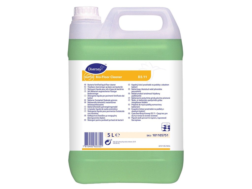 Gulvrengøring Suma Bio-Floor Cleaner D3.11 5ltr u Parfume Manuel t. fliser/vinyl