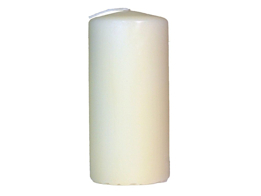 Bloklys Ø70x150 mm Brændetid 66 timer Elfenben