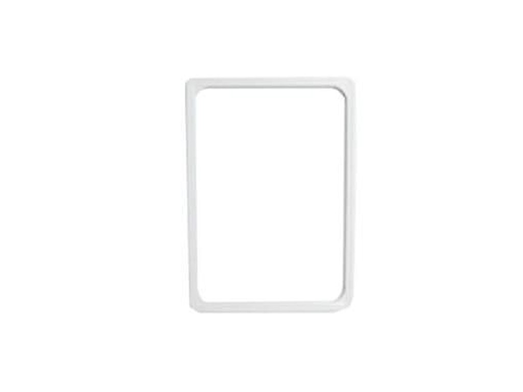 Skilteramme A4 med indskub foroven hvid